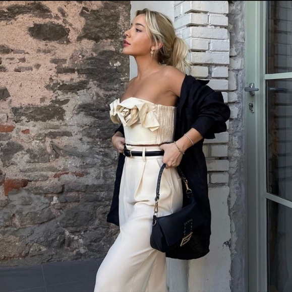 🎈LAST ONE! Zara Limited edition Floral Bustier - Picture 3 of 16